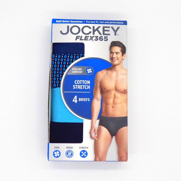 Jockey Underwear & Socks Jockey Mens Flex 365 Cotton Stretch Briefs